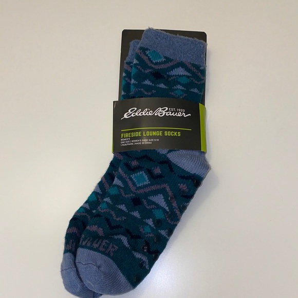 Women's Ultrasoft Eddie Bauer Firelight Lounge Socks One Size 5-10 - Picture 1 of 4